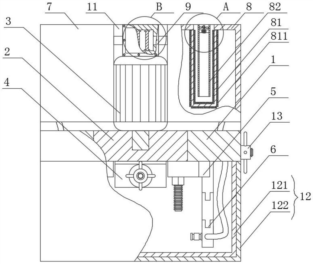 Comprehensive test station used for detecting hydraulic pump