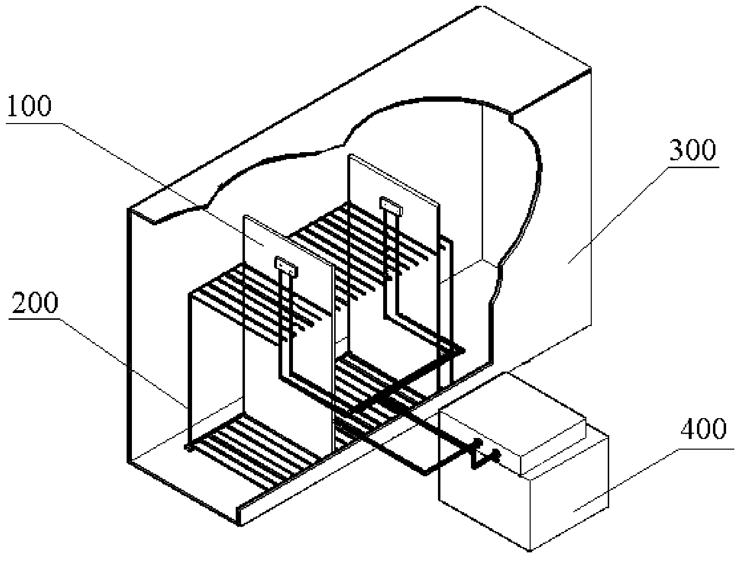 Damp heat test device and method for photovoltaic assembly