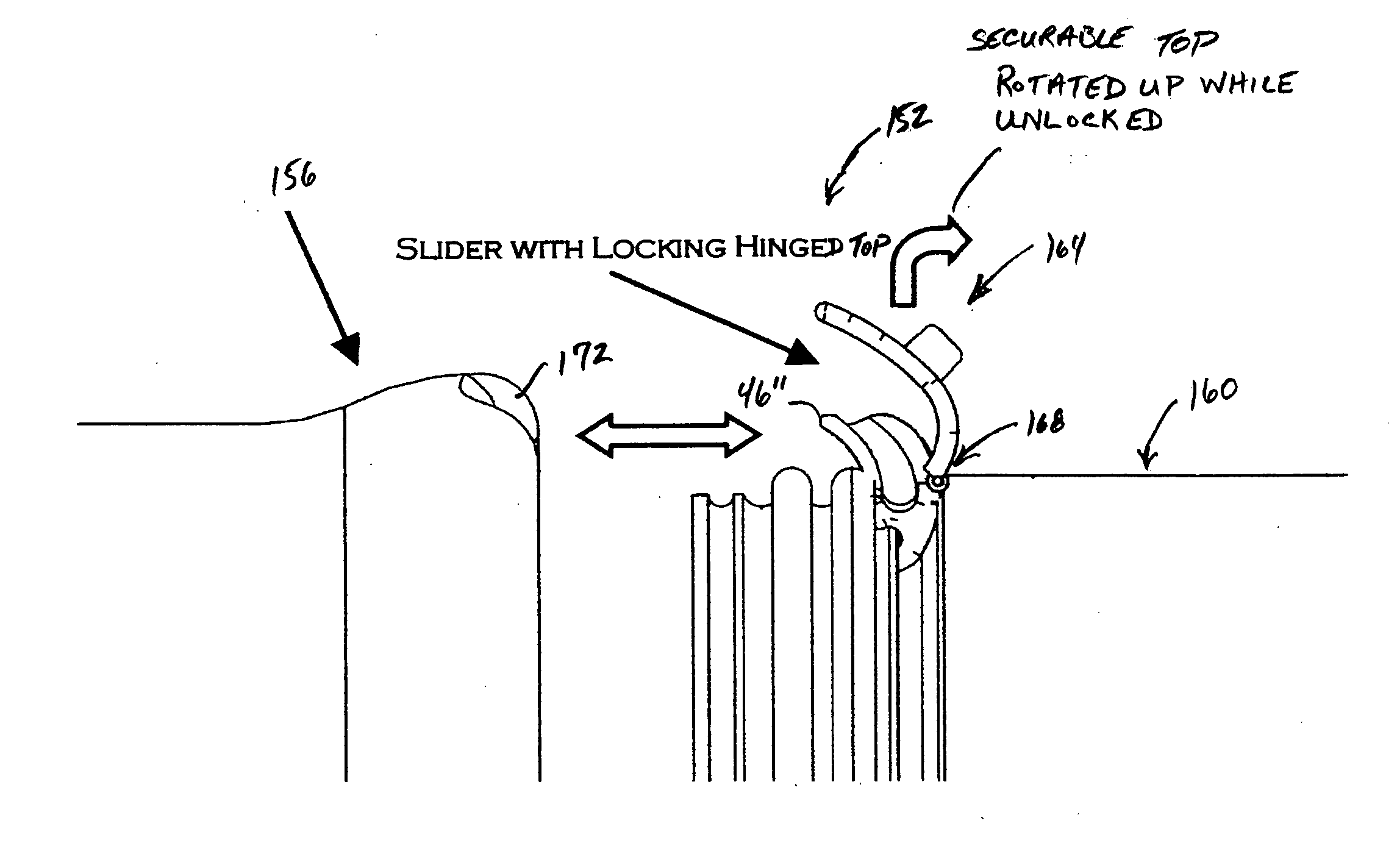 Device for creating a seal between fabrics or other materials