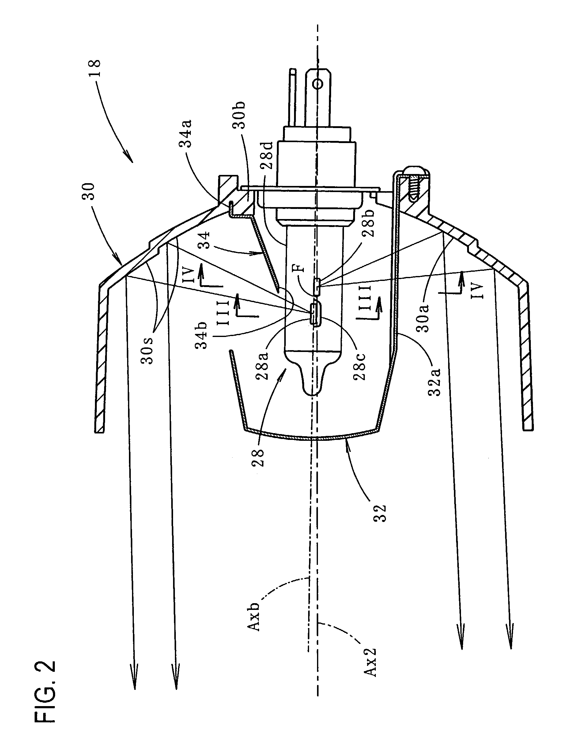 Vehicular cornering lamp