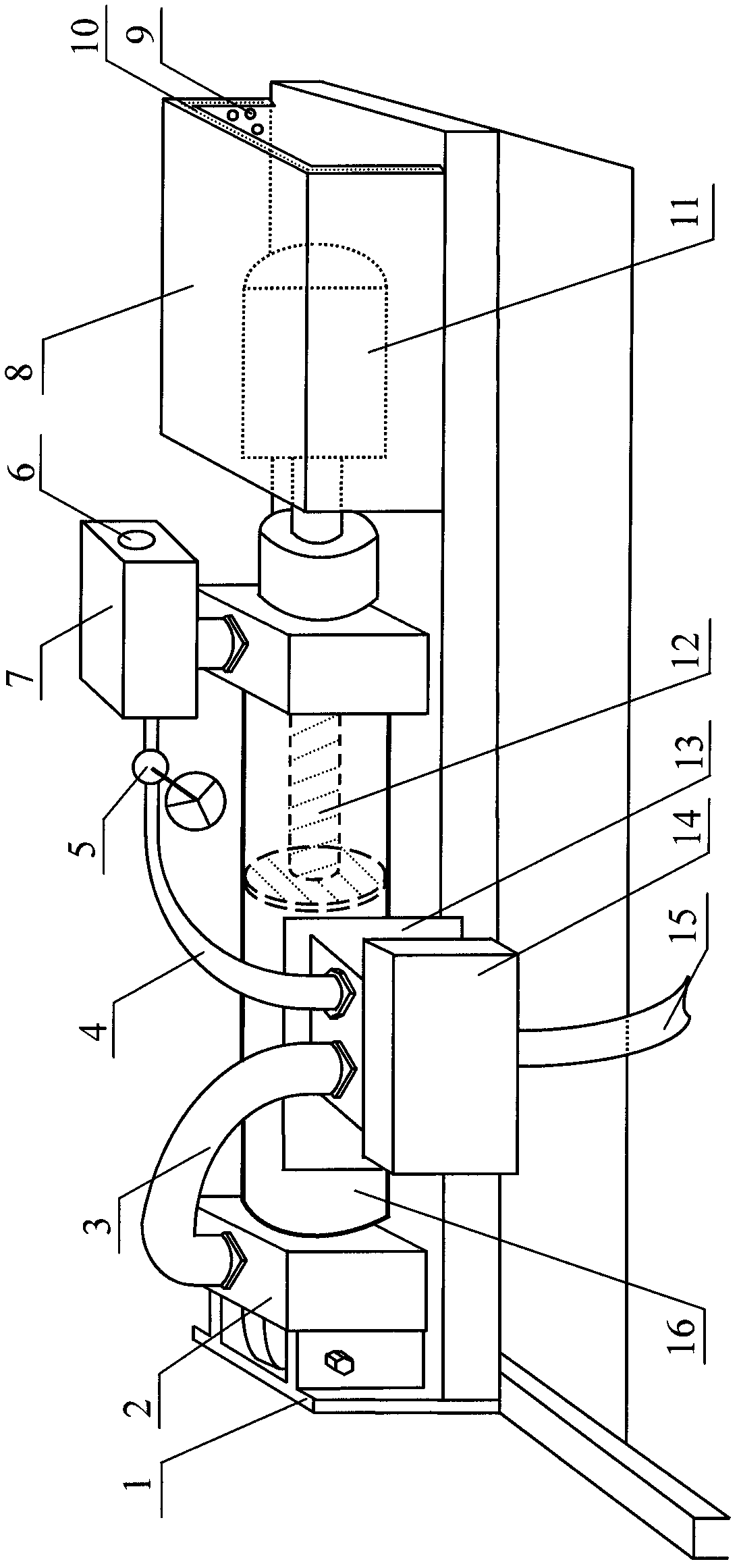 Silo wall rapping air hammer