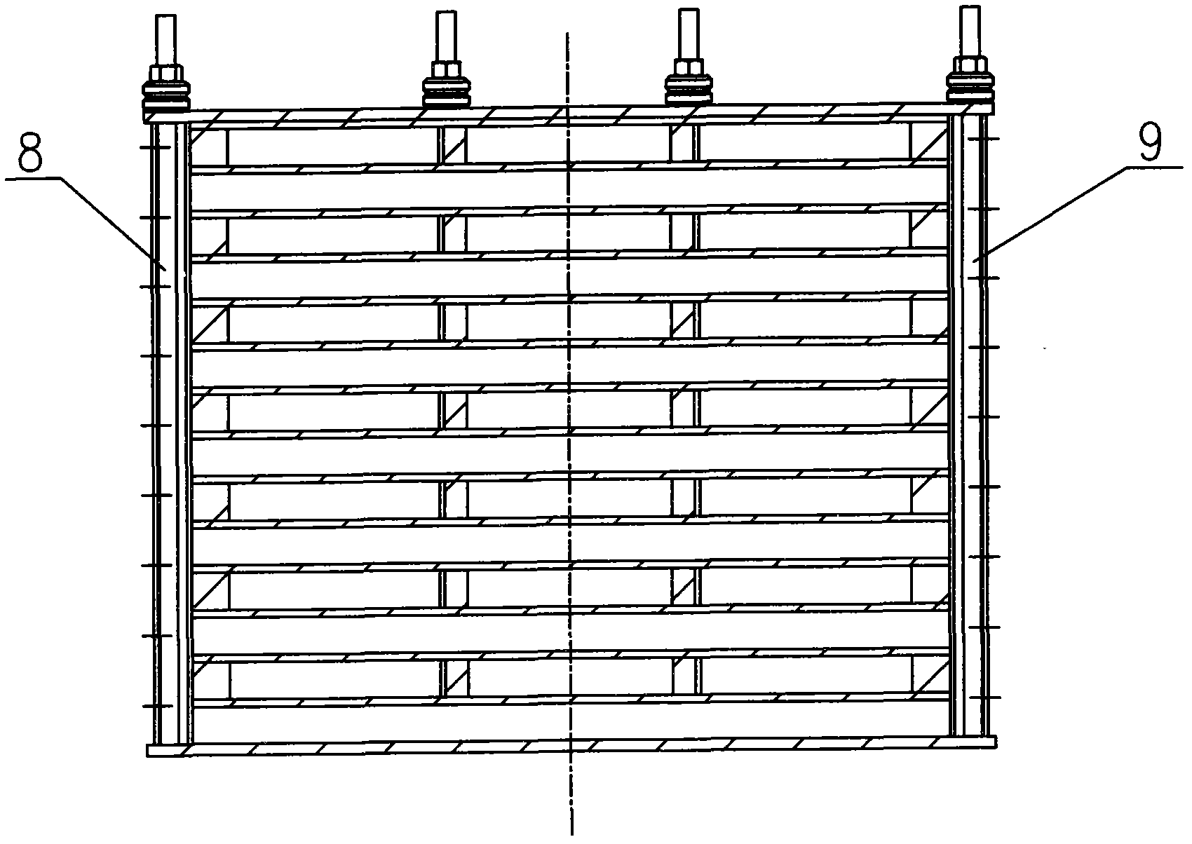 Plate type air preheater with glass as heat exchange plate