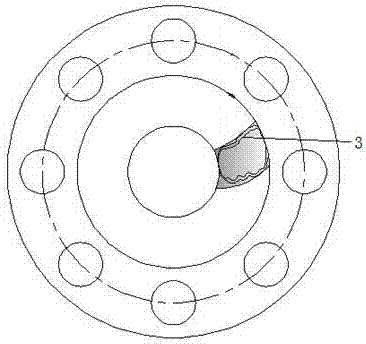 Rapid repair method for damaged sealing surface of middle-high pressure steam system