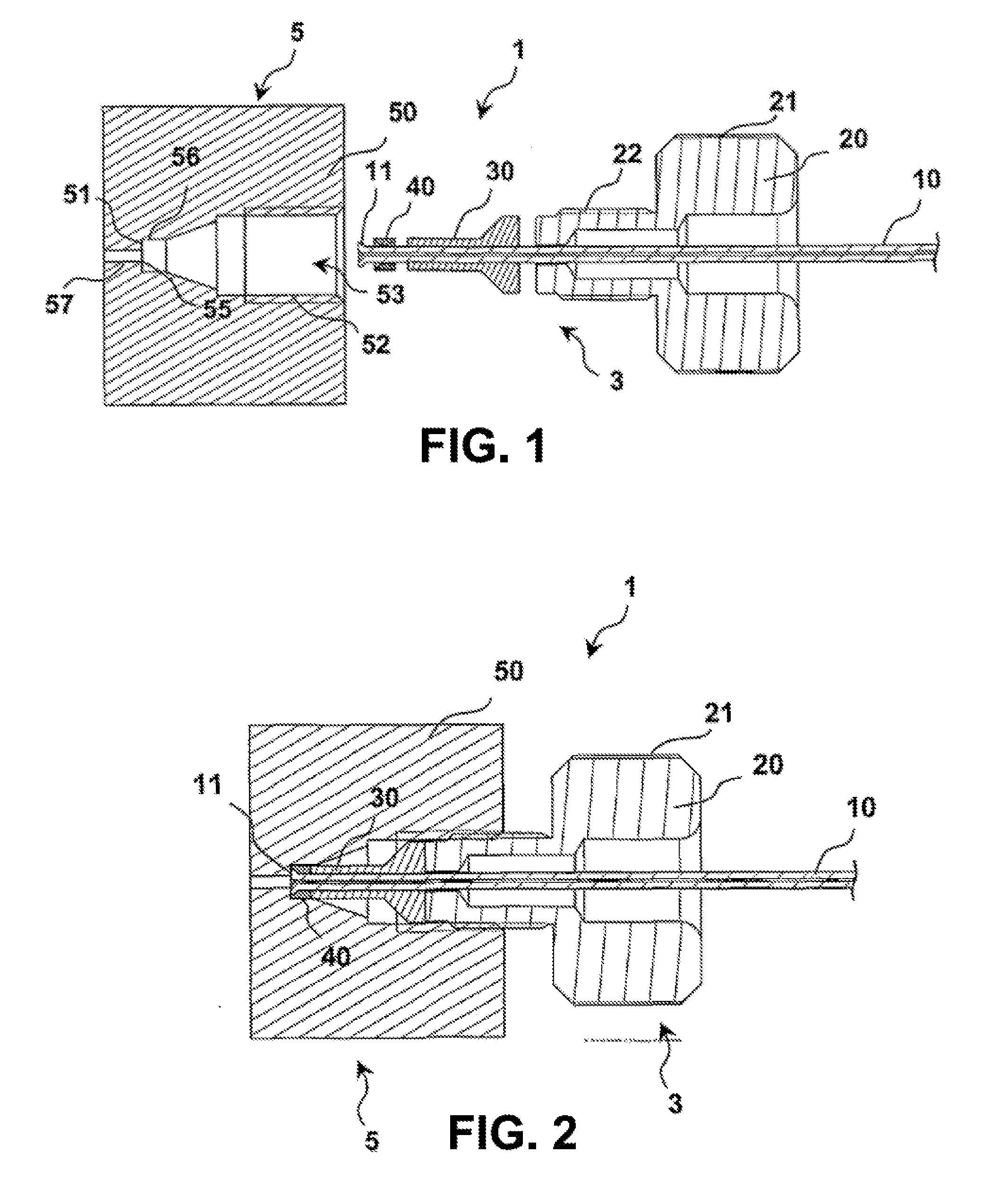 Plug unit and connection system for connecting capillary tubes