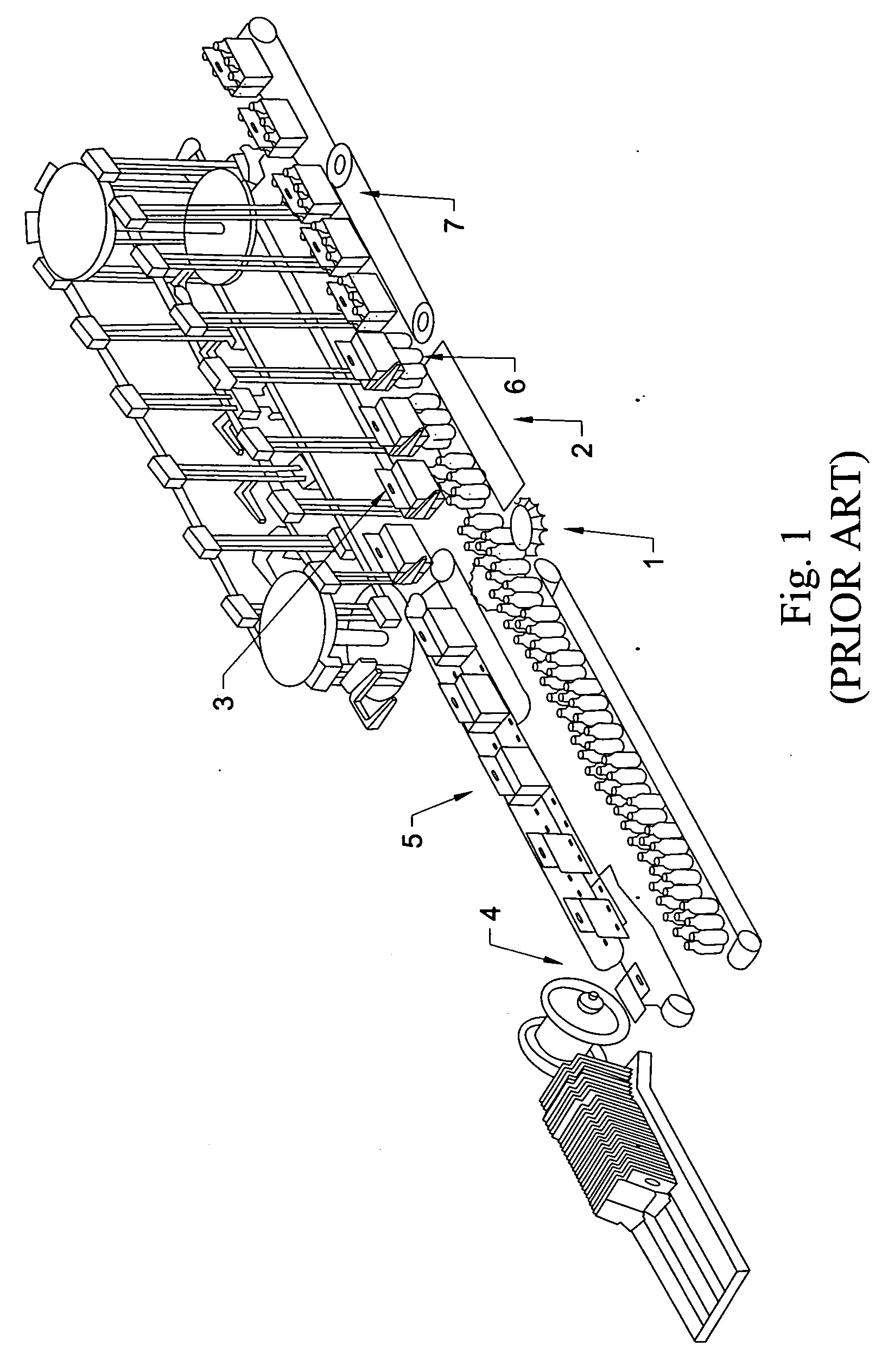 Packaging system having loading carousel