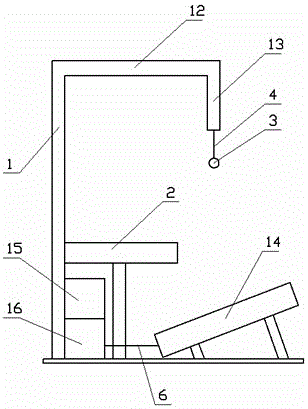 Limb muscle atrophy prevention exercise device for patients with cardiovascular diseases