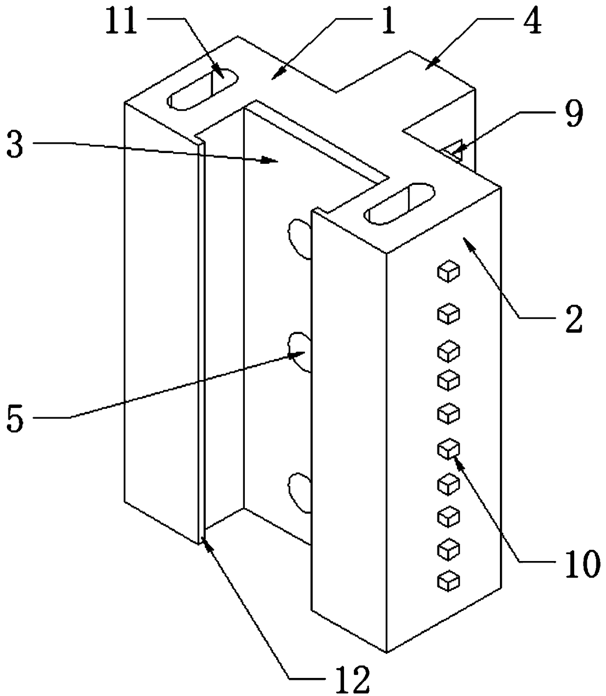 Rubber and plastic elevator door seal