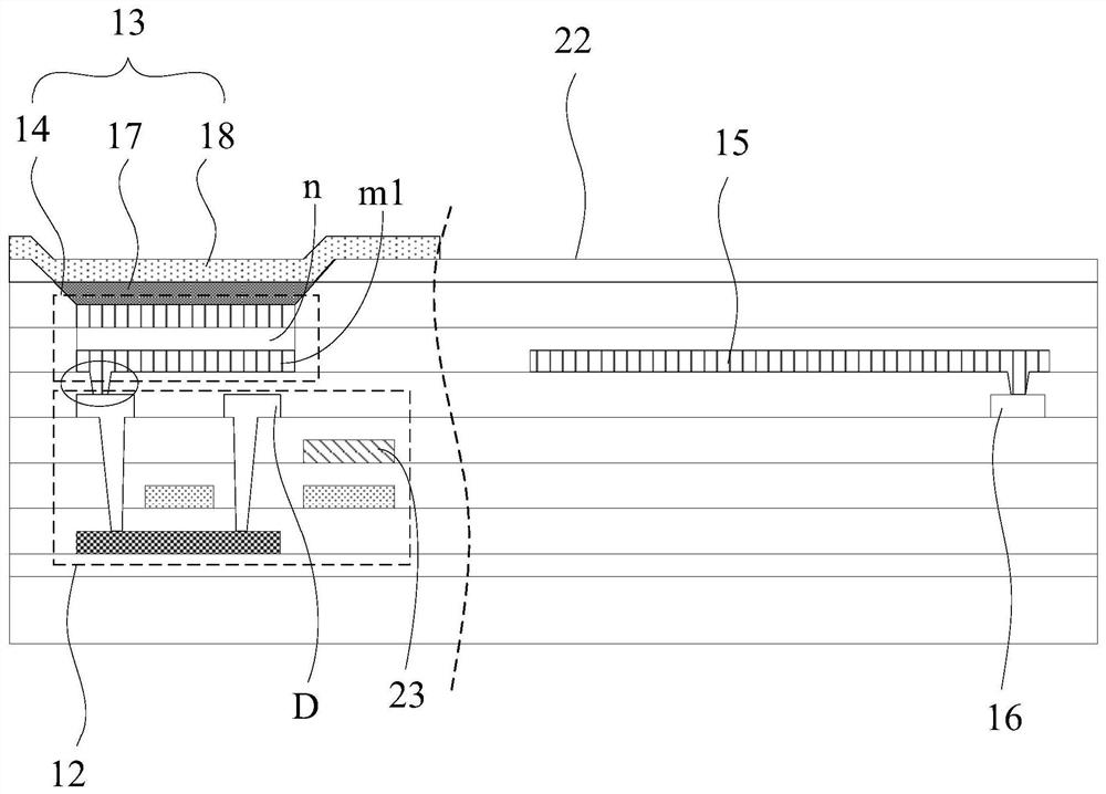 An electroluminescent display panel and a display device