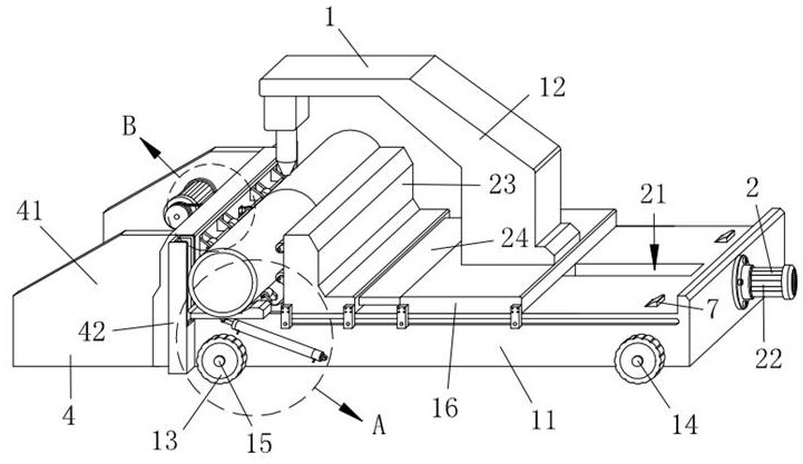 Part welding equipment for mining machinery