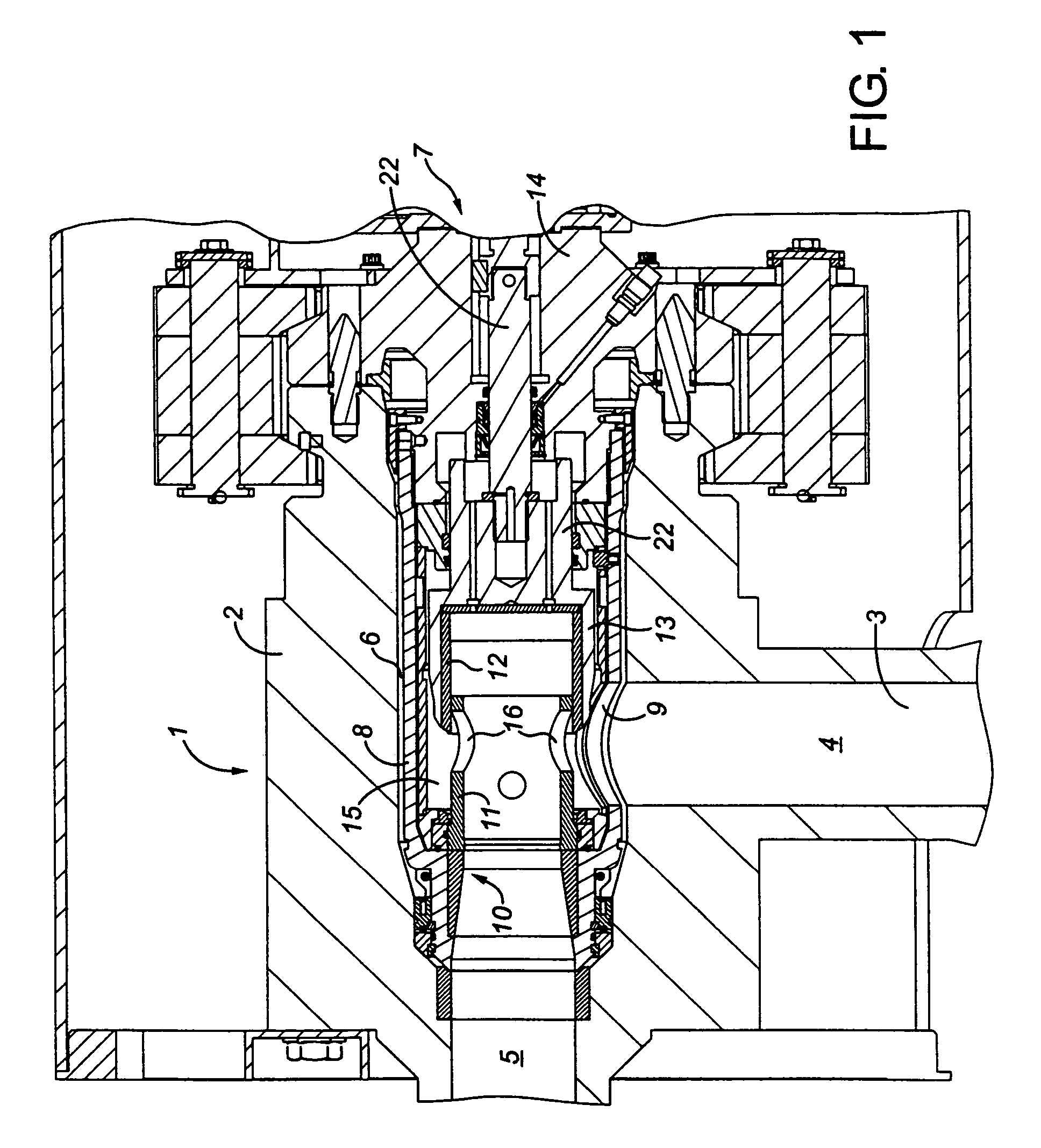 Linear hydraulic stepping actuator with fast close capabilities