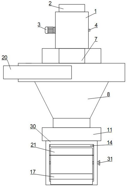 Hulling and separating all-in-one machine for rice processing