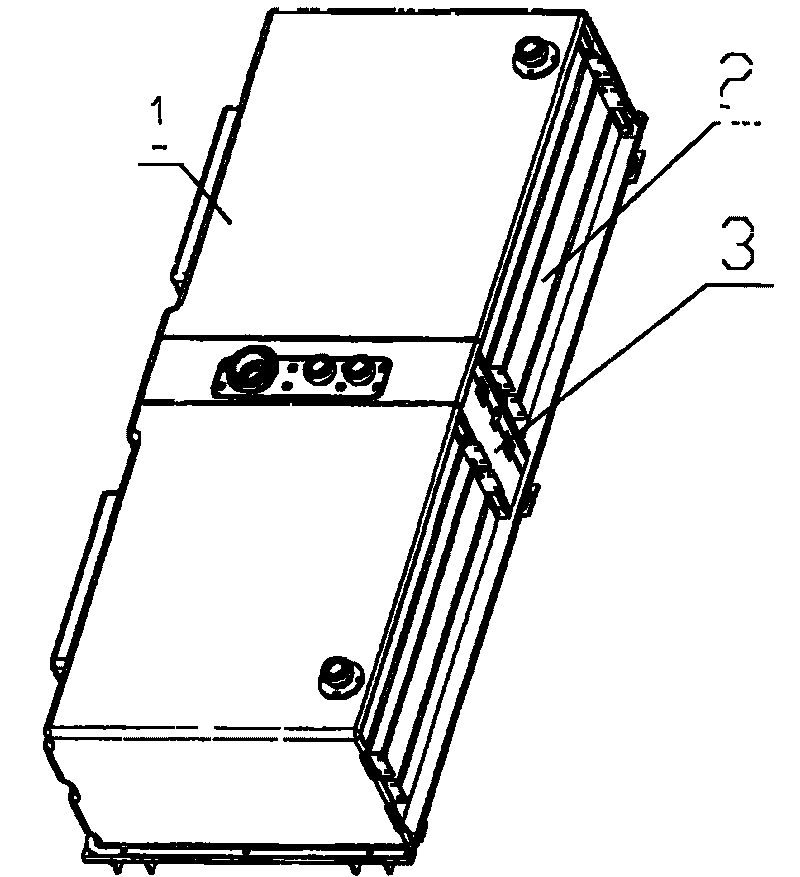 Modular design method for proton exchange film fuel battery