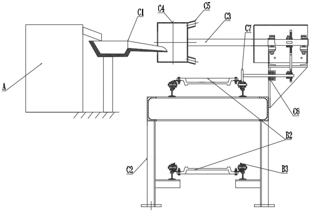 An automatic production line for casting zinc alloy