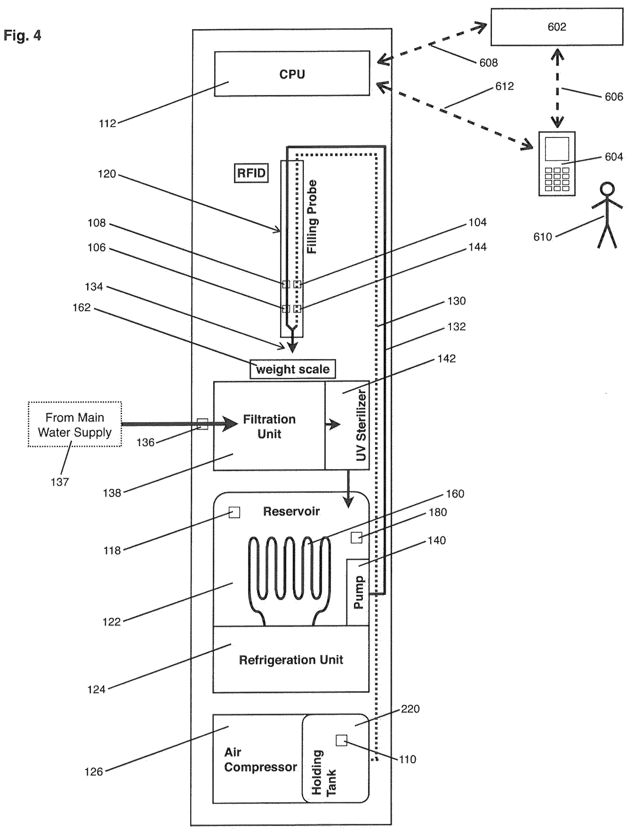 Apparatus and system for liquid dispensing and storage