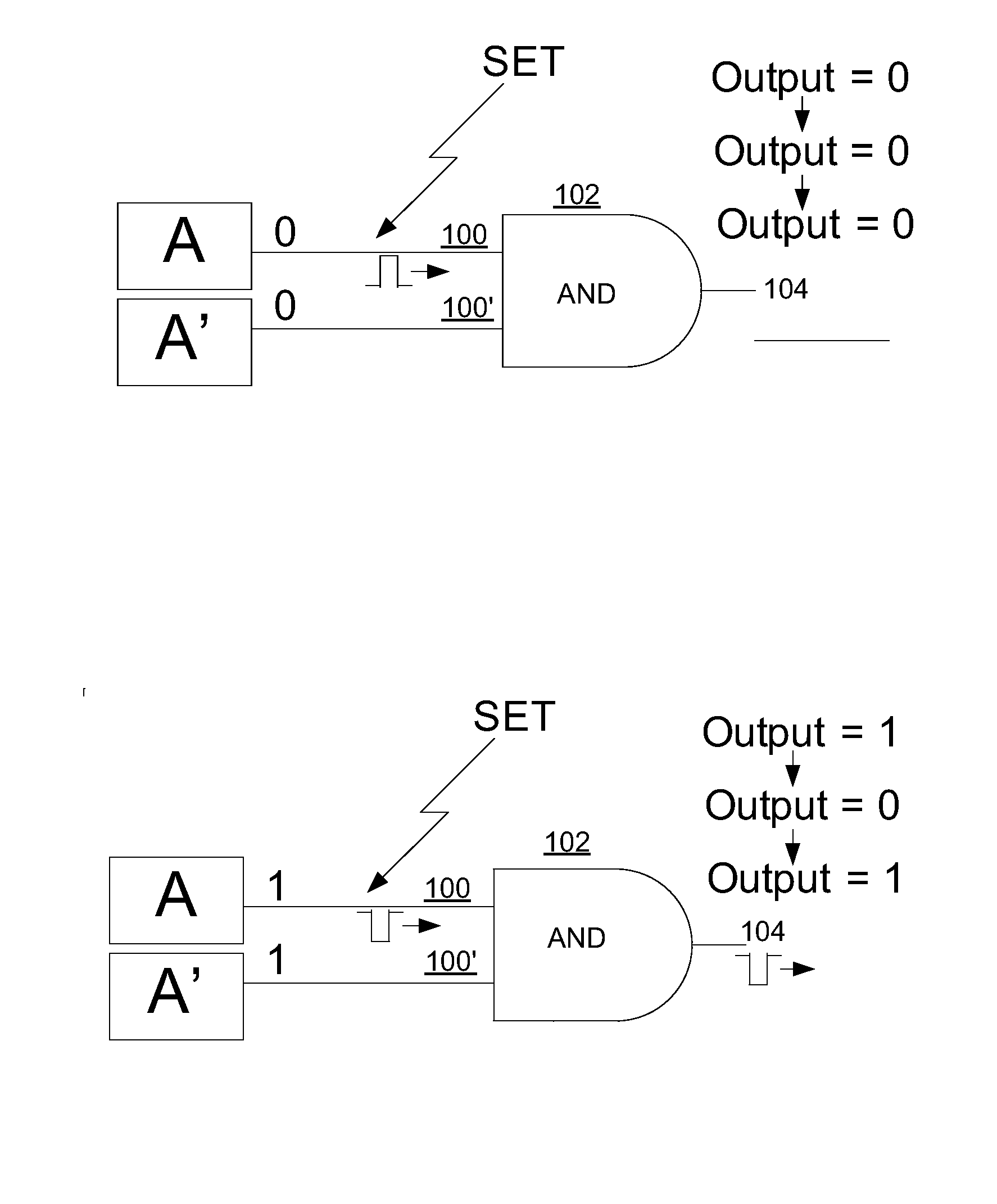 Method and circuit structure for suppressing single event transients or glitches in digital electronic circuits