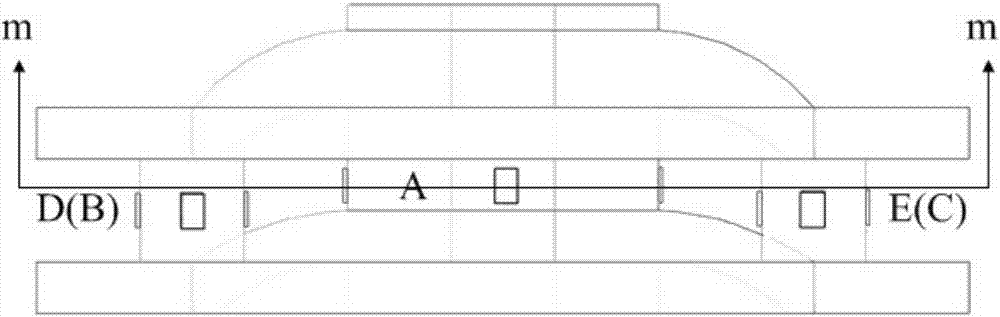 A method and device for real-time monitoring of the anchoring force of a double-tray anchor