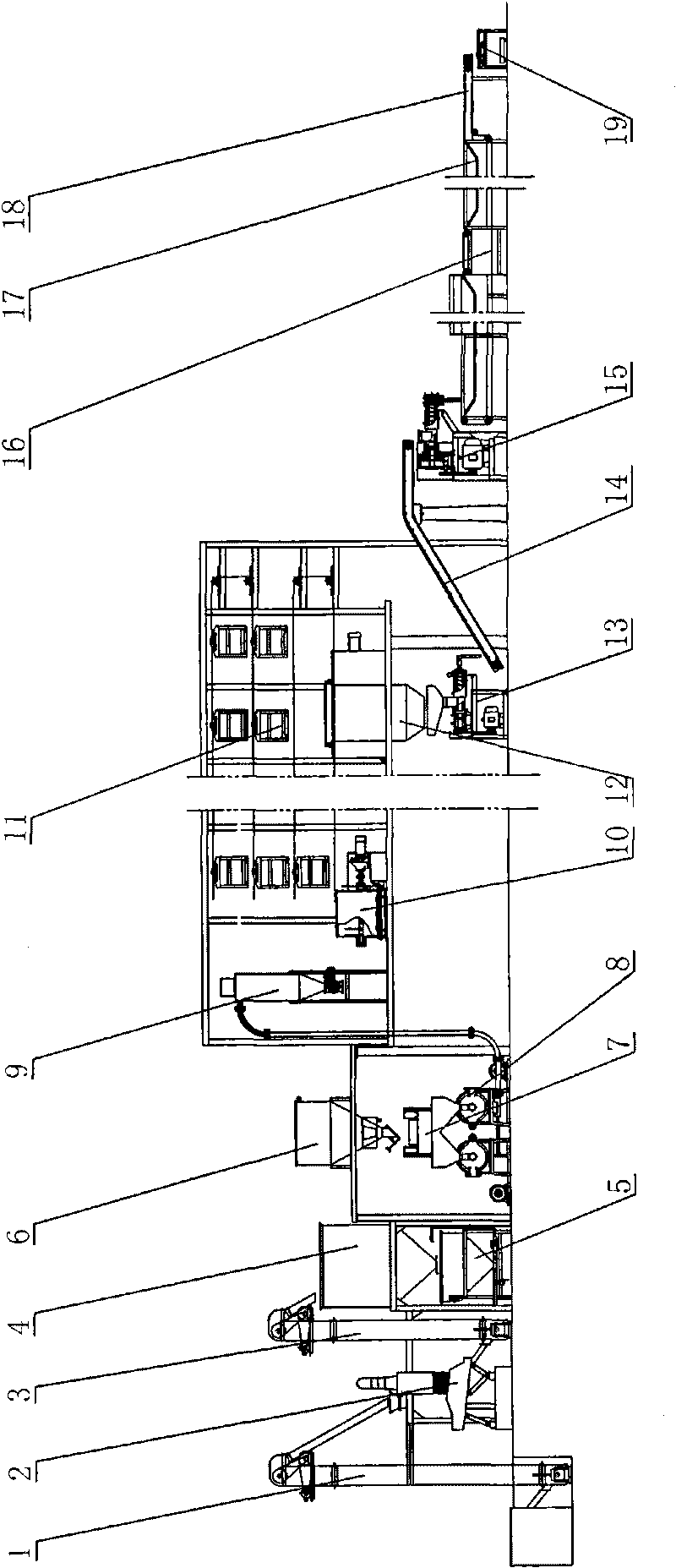 Production technology of rice noodles and production line thereof