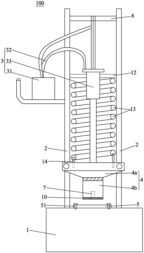 Mechanical shock test equipment