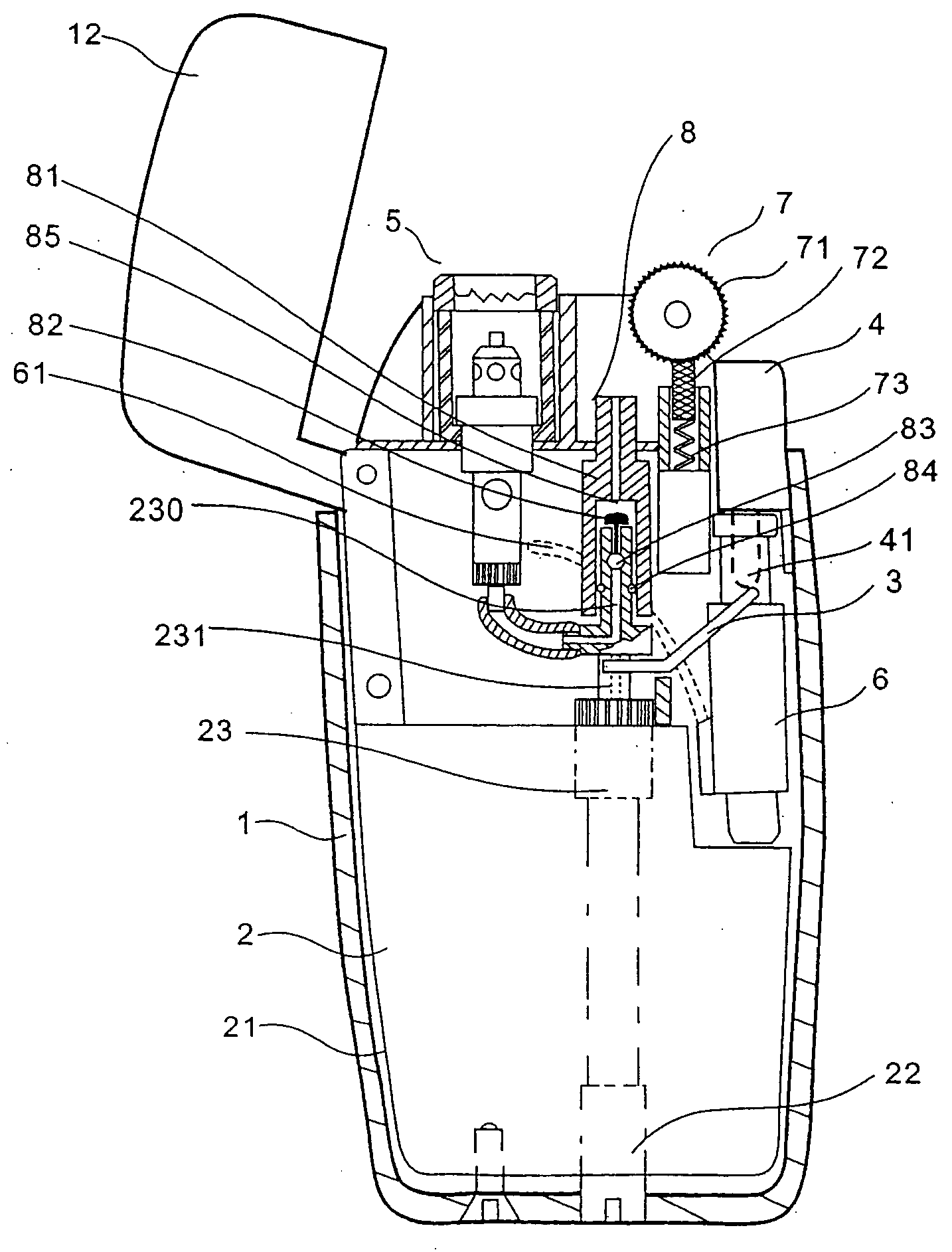 Multiple-flame lighter