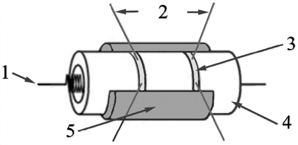 Acetone gas sensor based on alpha-Fe2O3/SnO2 composite nano fibers and preparation method thereof