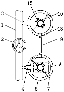 Agricultural watering device capable of assisting early growth of fruit trees