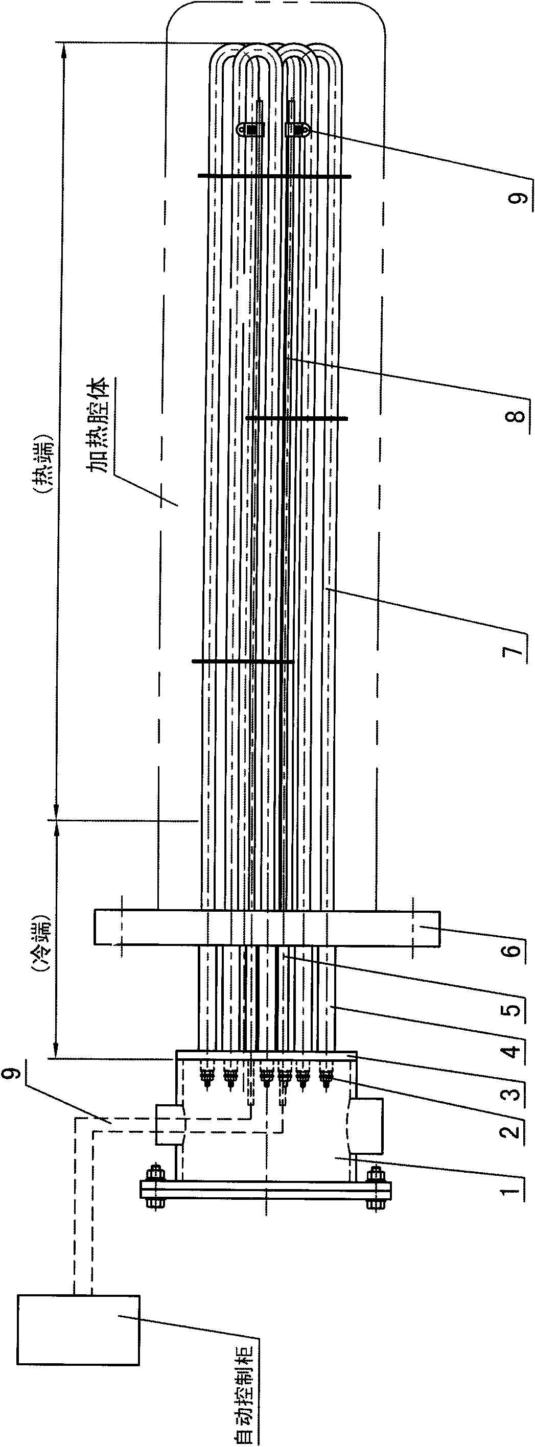 Strong-ampere energy-saving explosion-proof electric heater