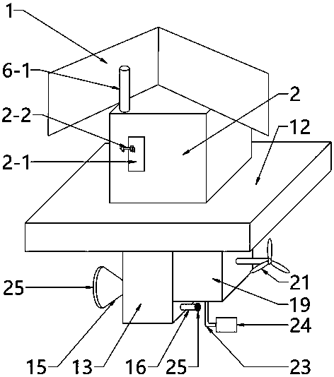 Intelligent bait feeding device based on solar energy