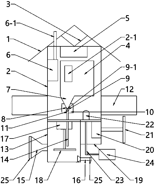 Intelligent bait feeding device based on solar energy