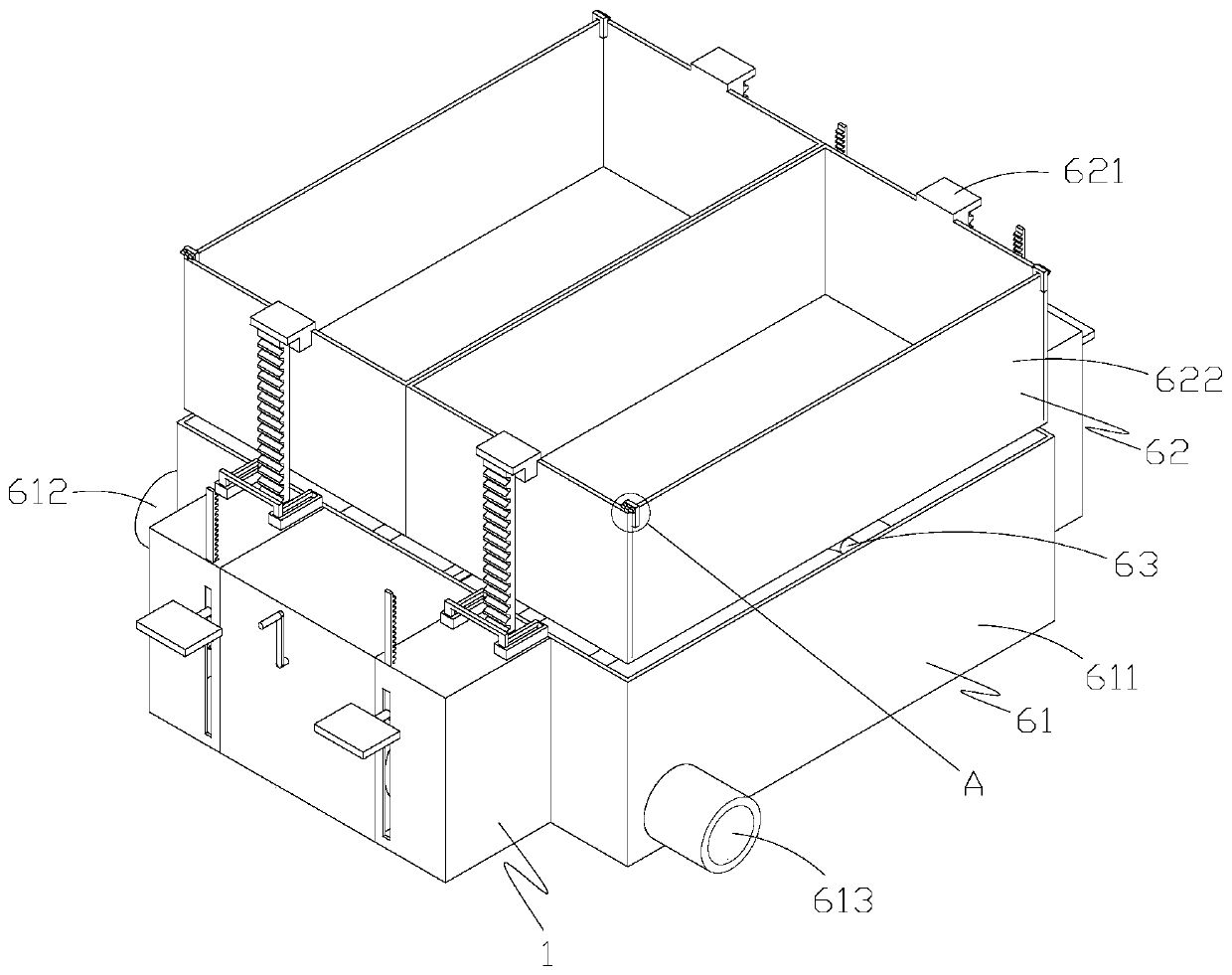 Semi-automatic lifting device