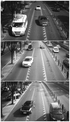 Lane line detection method based on traffic violation image data