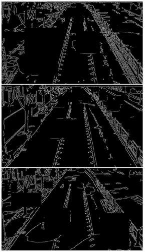 Lane line detection method based on traffic violation image data