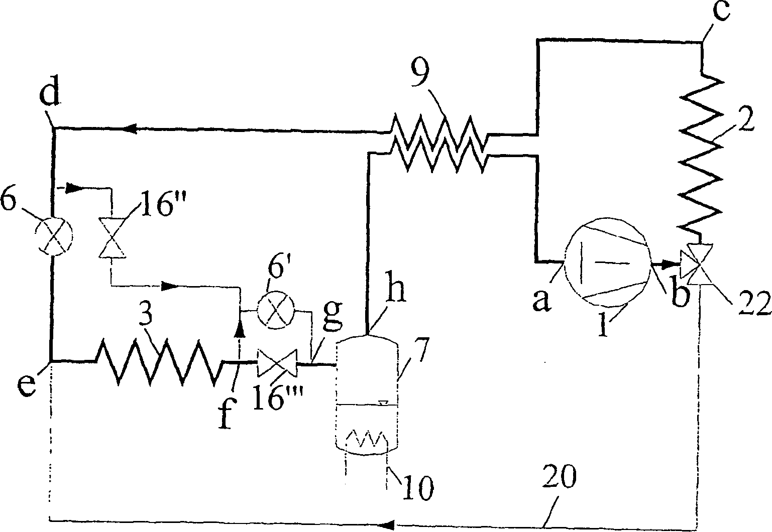 Method and arrangement for defrosting vapor compression system