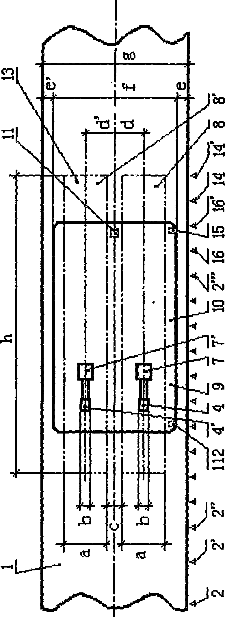 Pantograph type current collector of electric automobile and automatic rapid charging station