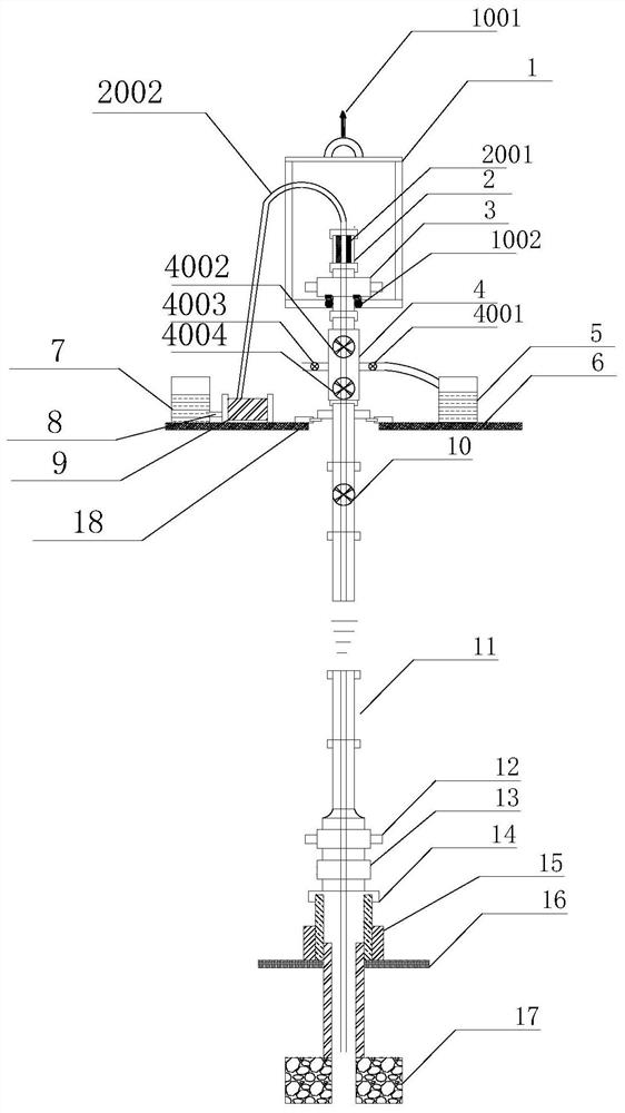 A liquid drainage and gas extraction operation system and operation method suitable for engineering ships