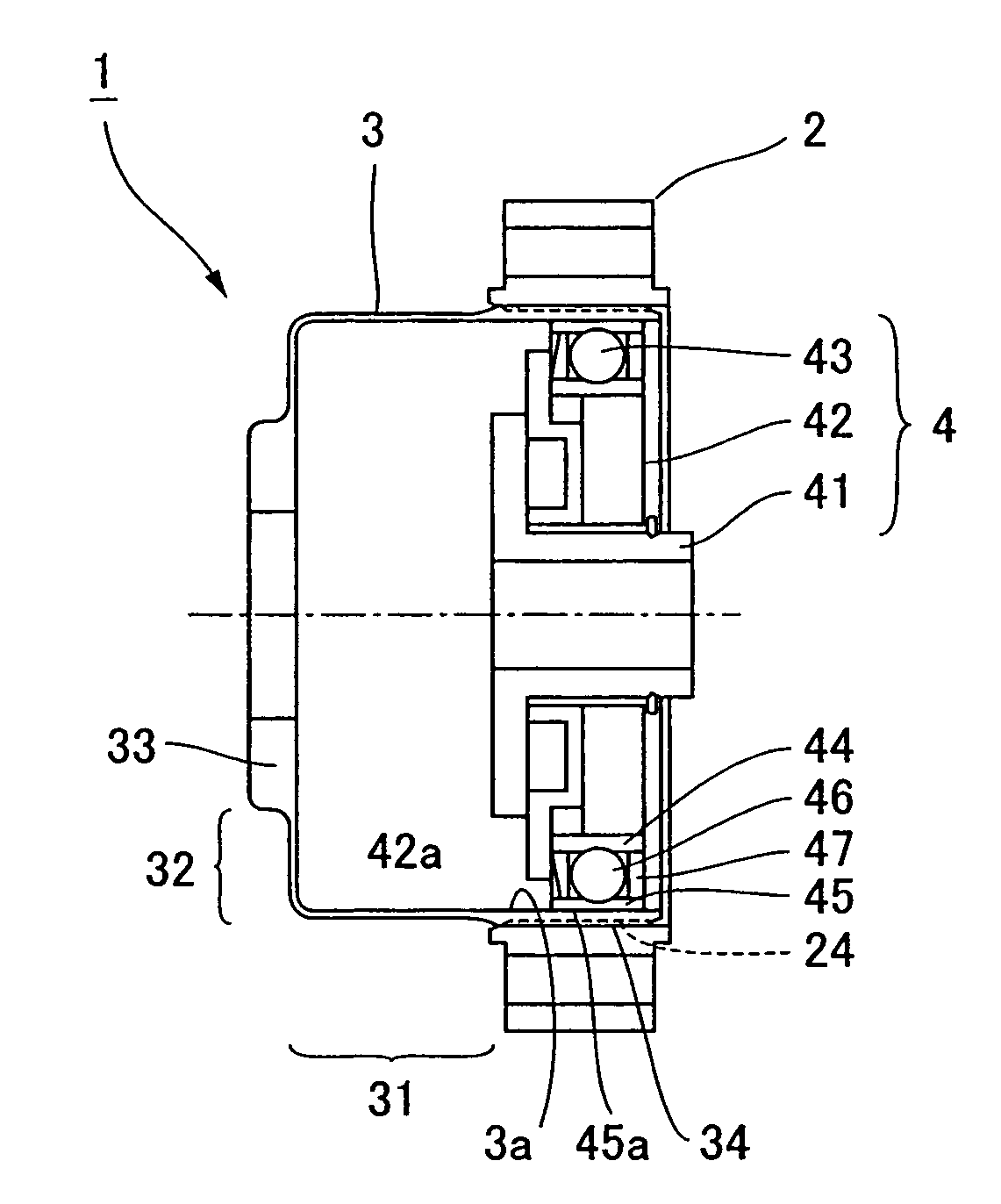 Wave gear device