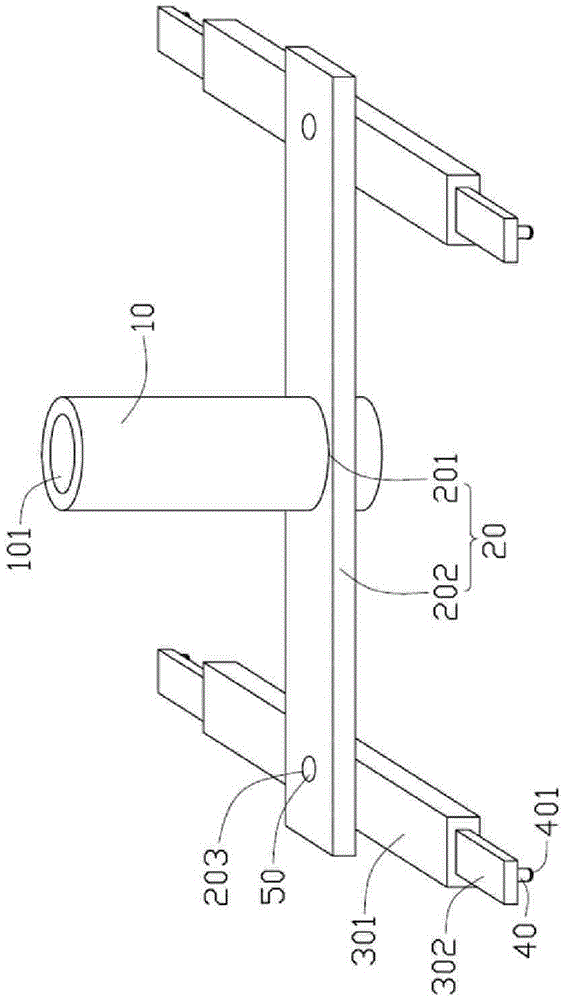 Cavity splitting device for injection forming mould