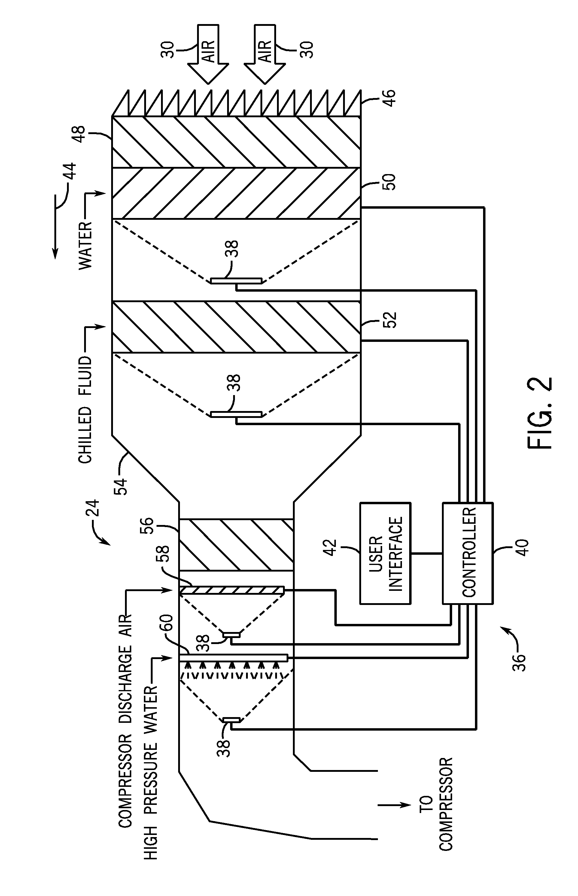 System and method for adjusting compressor inlet fluid temperature