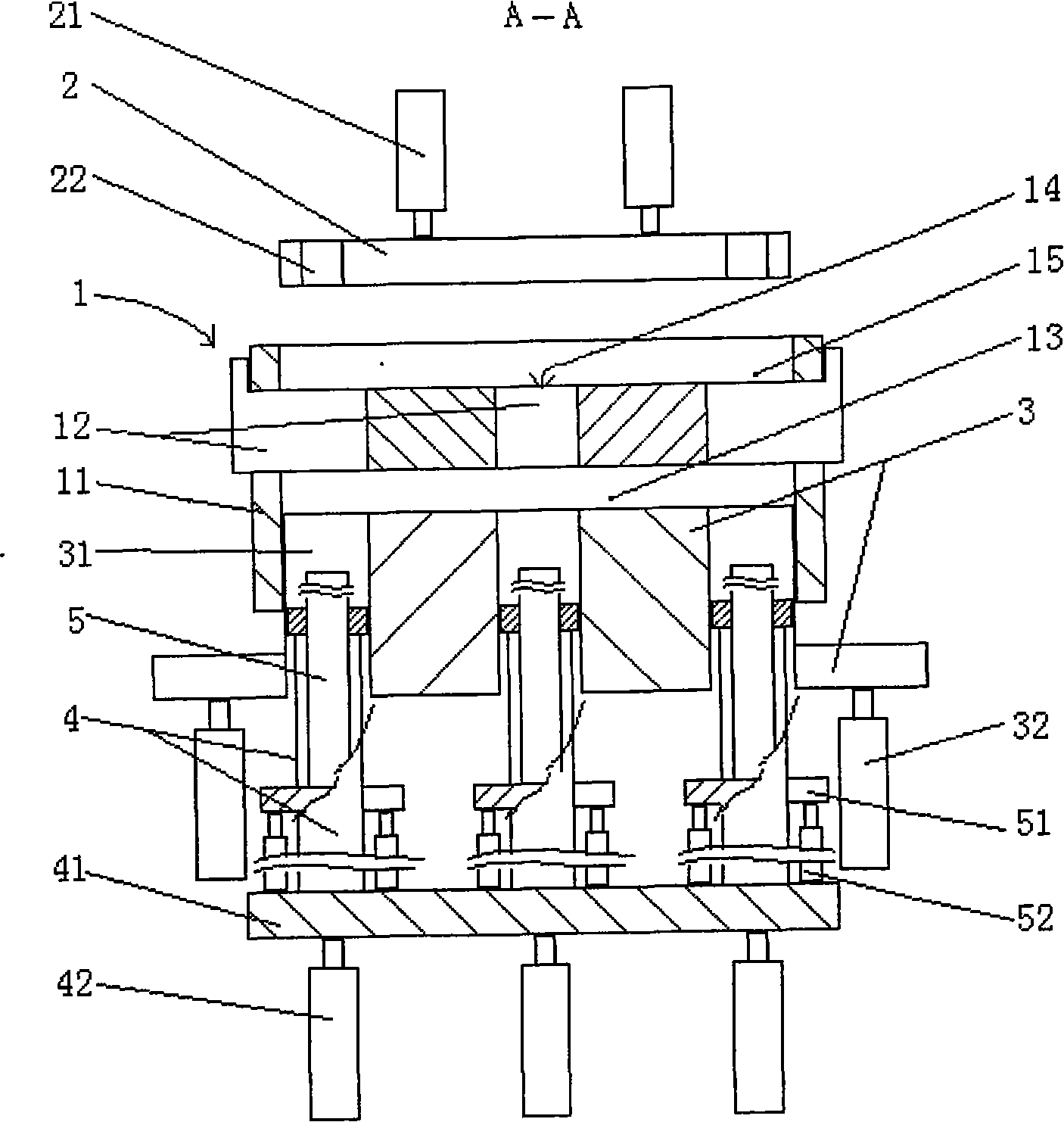 Double plank vegetable fibre tray as well as integral pressing method and special mould thereof