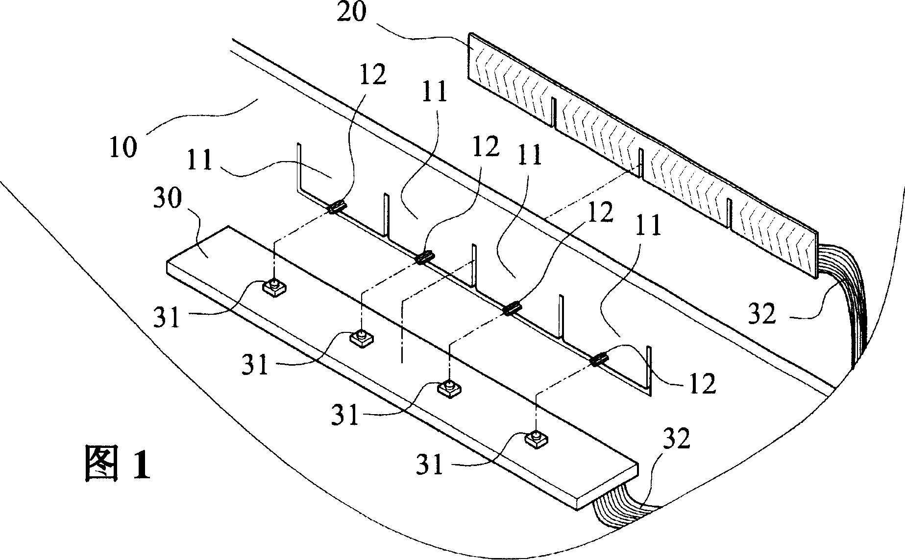 Touch controlled key module