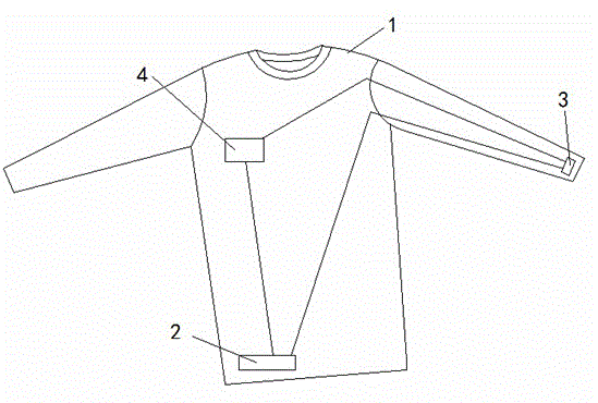 Bamboo fiber textile fabric coat capable of urging body building