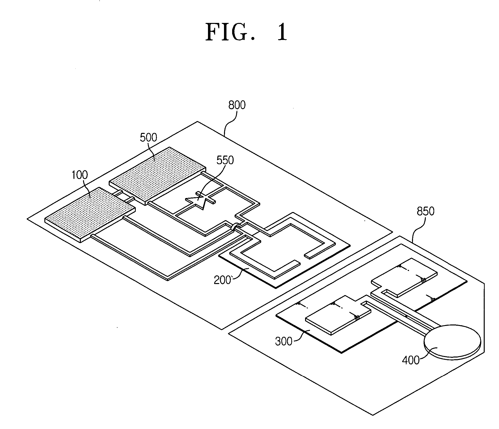 Biomolecule bonding detection apparatus using RF wireless energy transmission and method thereof