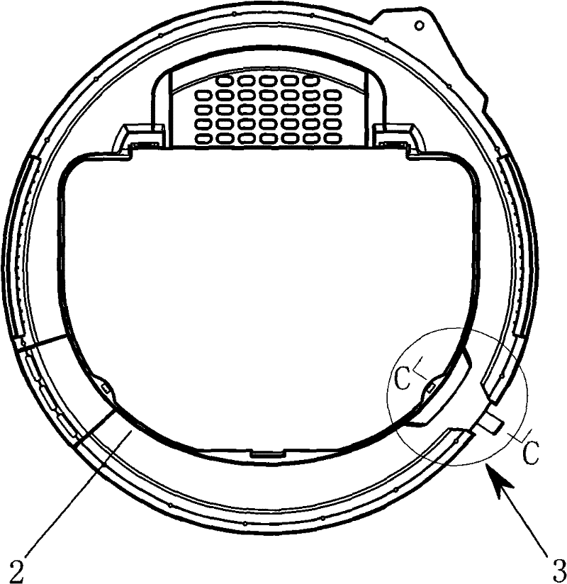 Outer bucket cover with spray function and washing machine using thereof