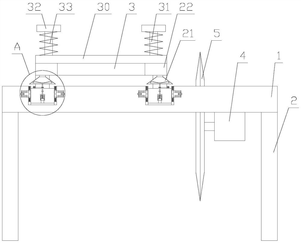 Good-stability insulation board cutting device with dust removal function