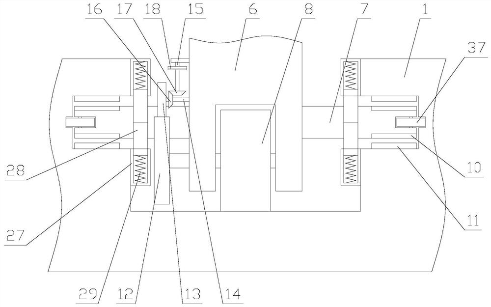 Good-stability insulation board cutting device with dust removal function