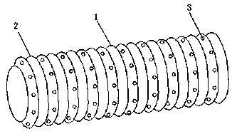 A real-time positioning anti-theft communication cable