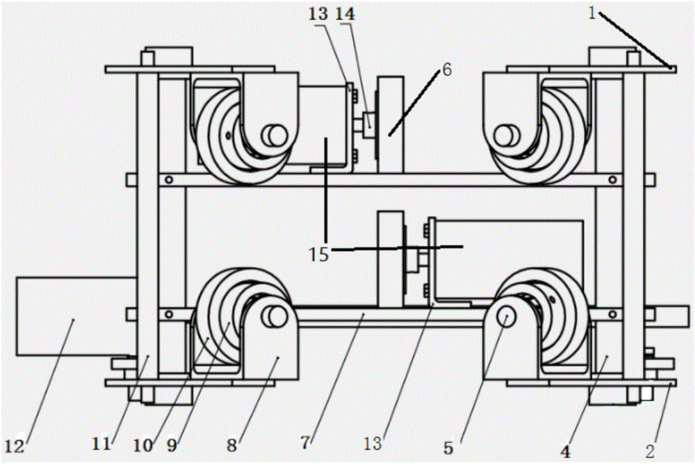 Pole-climbing robot