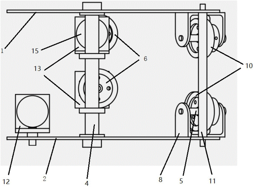 Pole-climbing robot