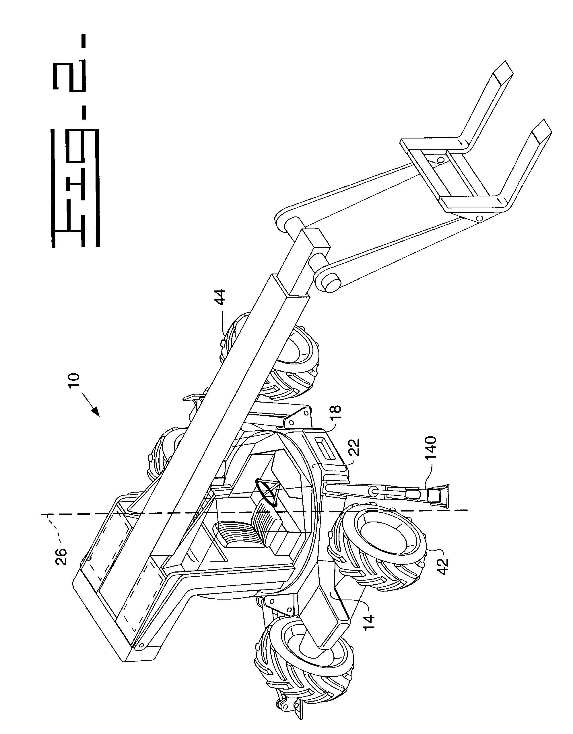 Rotatable and telescopic work machine