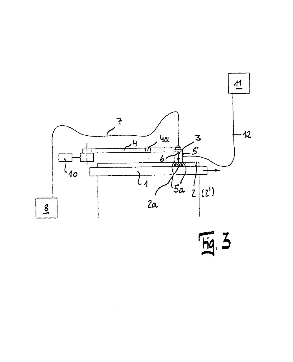 Method and device for specifically influencing the technological properties of individual regions of a sheet-like material, a pre-compacted material nonwoven or a material fibre cake