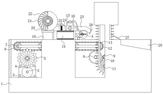 Packaging detection device with thermistor positioning insulation structure